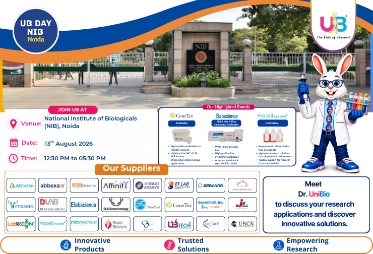 UB Day-Road Show at National Institute of Biologicals (NIB), Noida