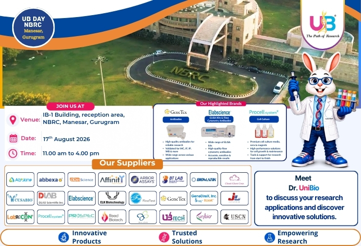 UB Day-Road Show at National Brain Research Centre (NBRC), Manesar, Gurugram