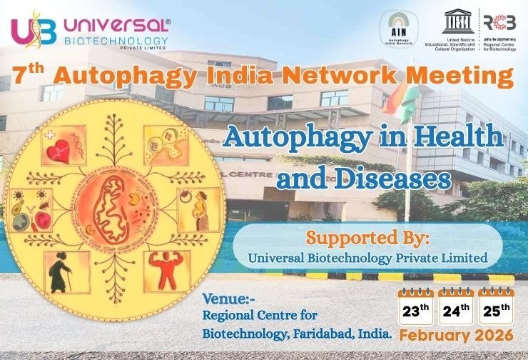 7th Autophagy India Network Meeting at Regional Centre for Biotechnology, Faridabad