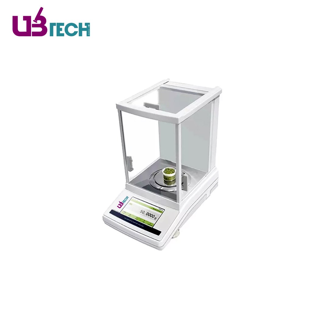 0.0001g Electronic Analytical Balance, Touch Panel, Internal Calibration