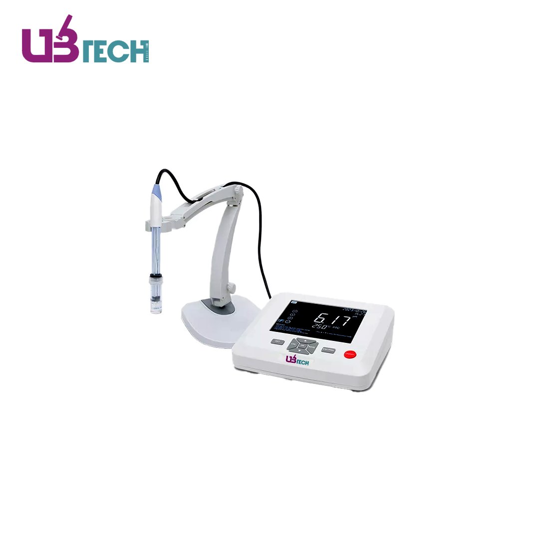 Benchtop PH/Conductivity Meter, Automatic Calibration