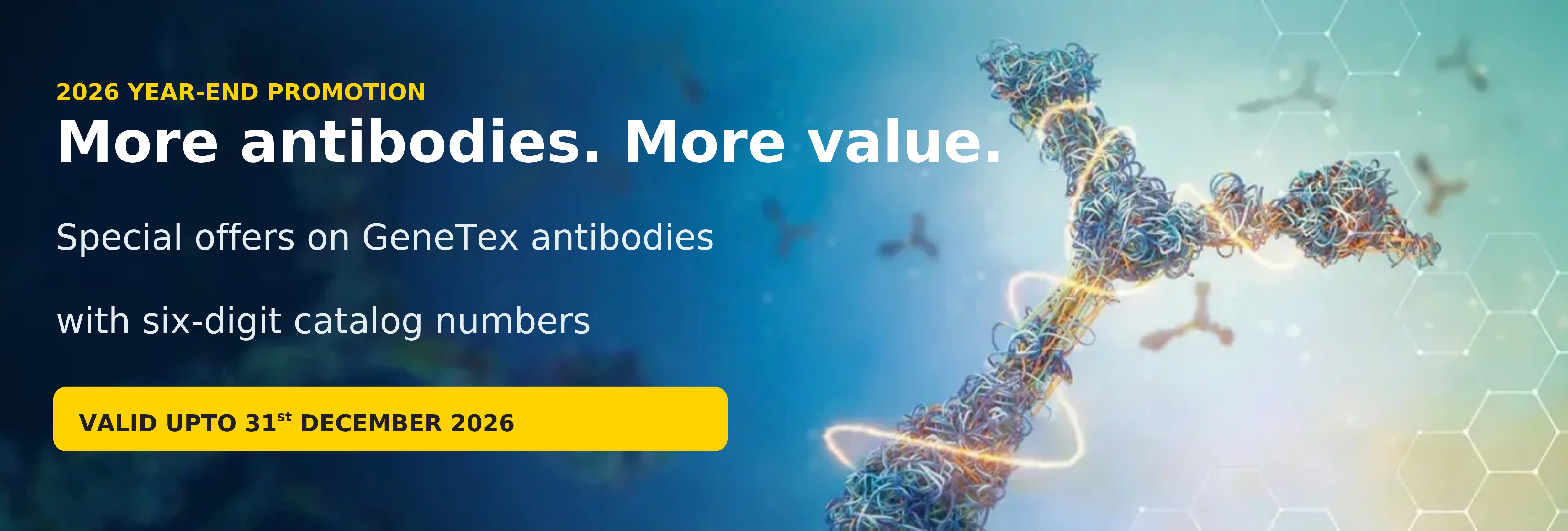 GeneTex Year-End Deals - More Antibodies, More Value!